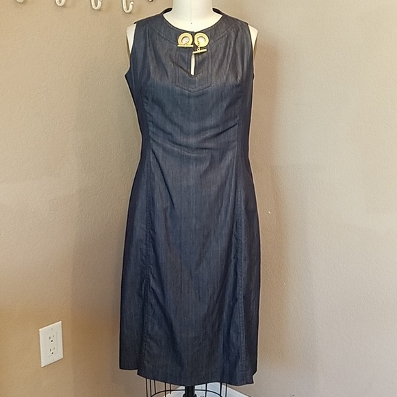 Doncaster Dresses Doncaster Indigo Suit Dress Poshmark